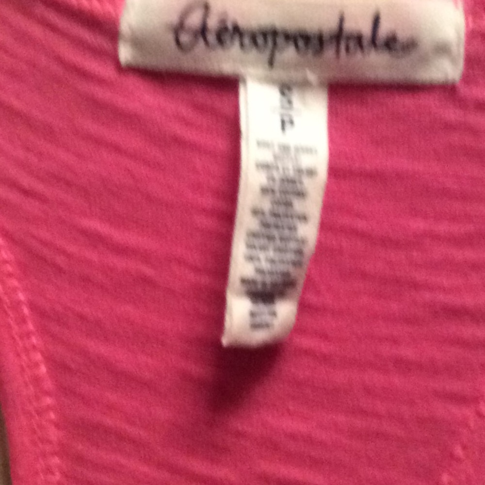 Aeropostale Ruffle Pink Top - Picture 3 of 4
